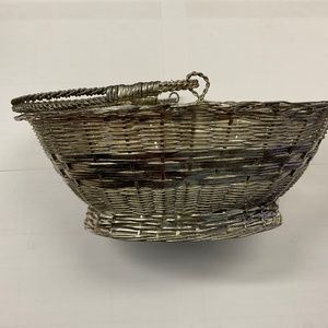 Vintage Silver Plate Basket
